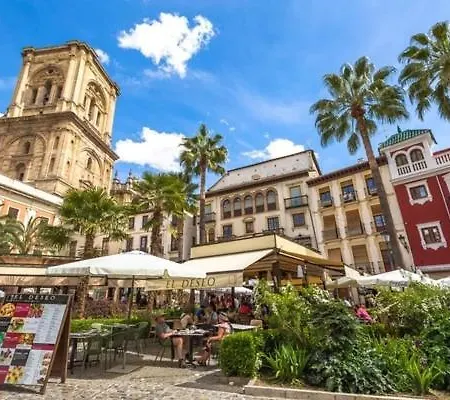 La Plaza, En El Centro Facil Acceso Y Parking Cercano Granada Esterno foto
